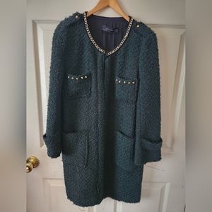 ZARA Womens Cardigan Coat Small